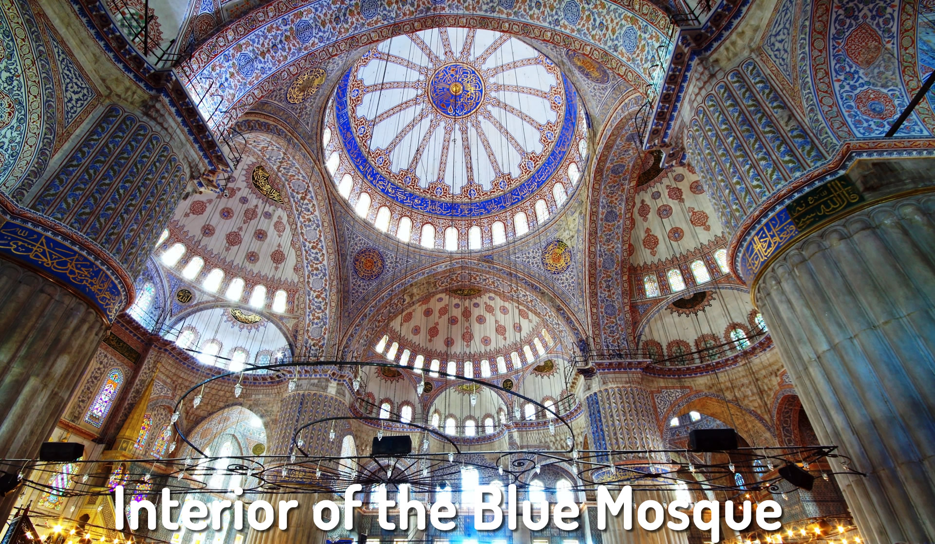 Innenraum der Blauen Moschee